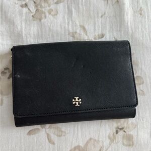 Tory Burch Classic Black Fold Wallet